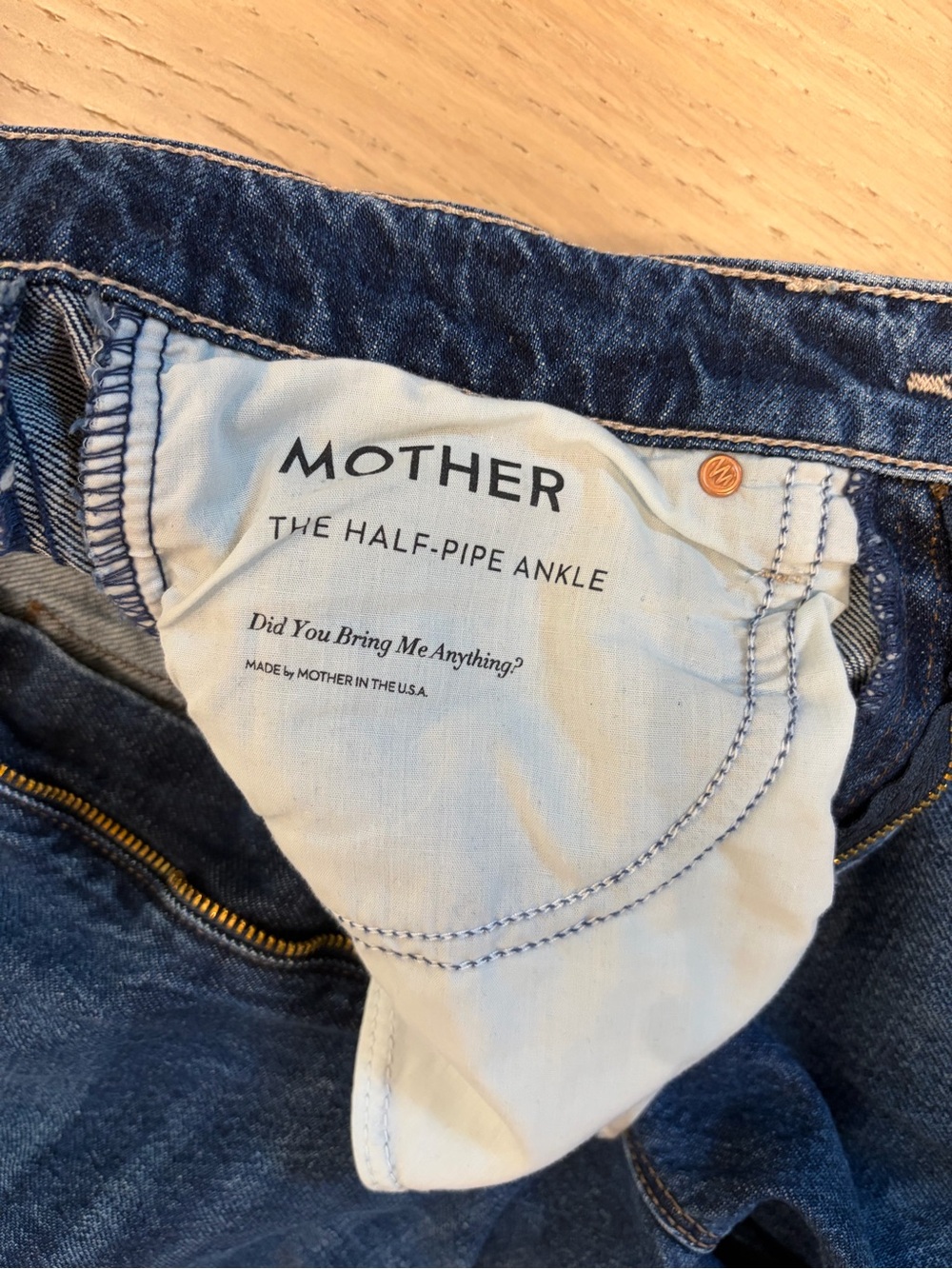 MOTHER Jeans Did You Bring Me Anything The Half Pipe Ankle 27 - Picture 5 of 8